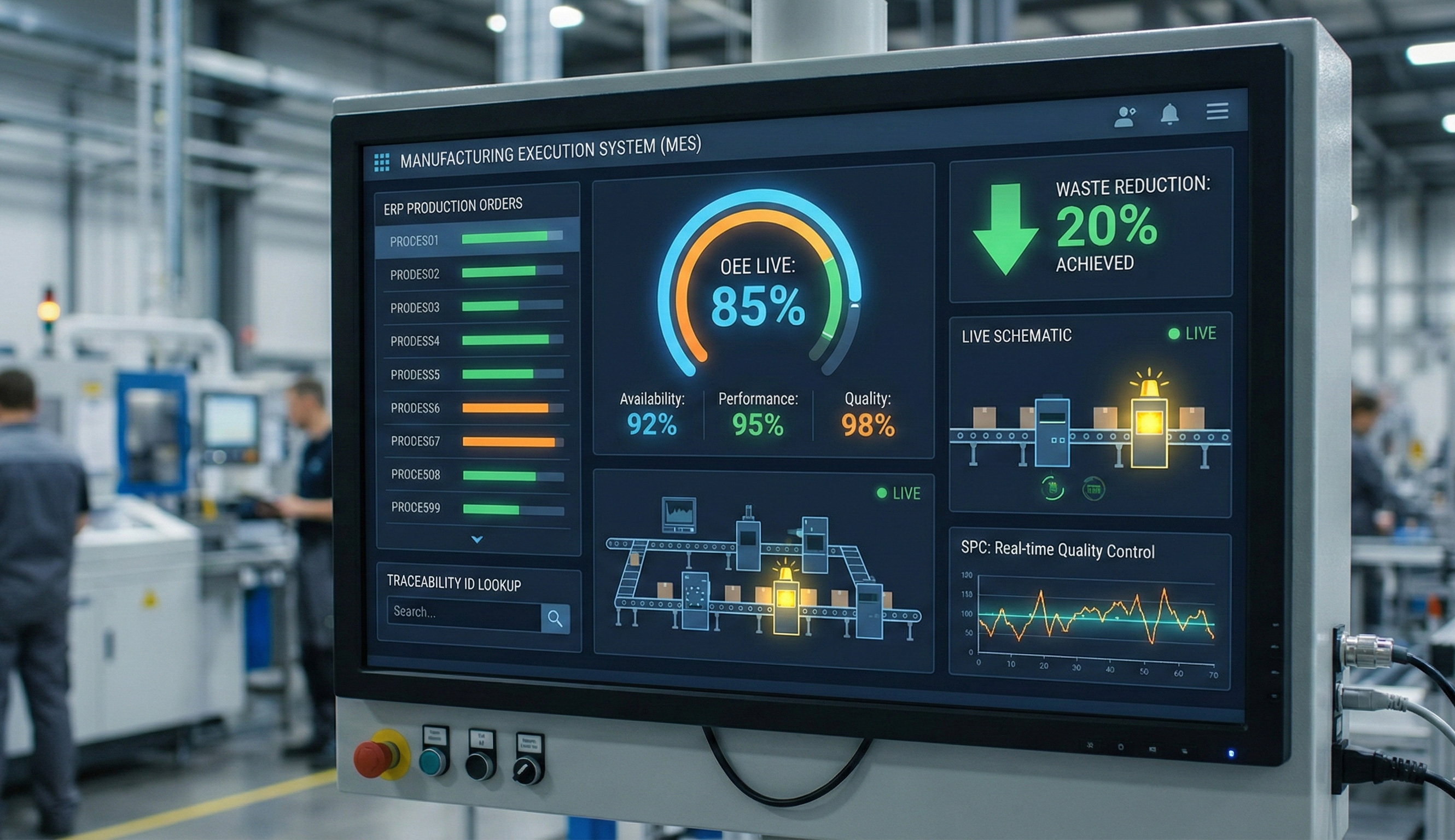 سیستم هوشمند مدیریت تولید (MES)